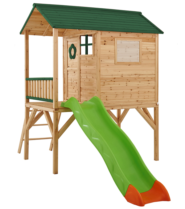 ARMELLE Wooden playhouse on stilts
