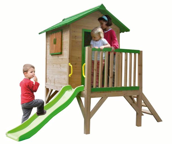 MILA wooden playhouse on stilts